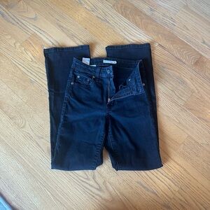 Levi’s High Rise Bootcut Classic Black Women's Jeans